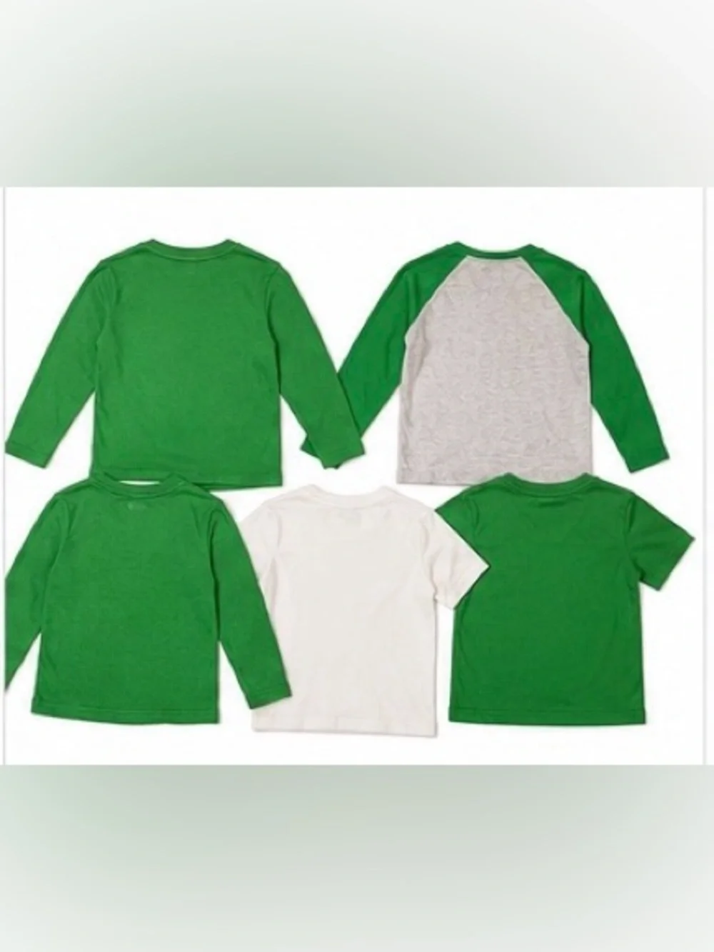Kids Christmas Shirt Bundle 5PC Size 4/5 Small Holiday Graphic Tops Festive